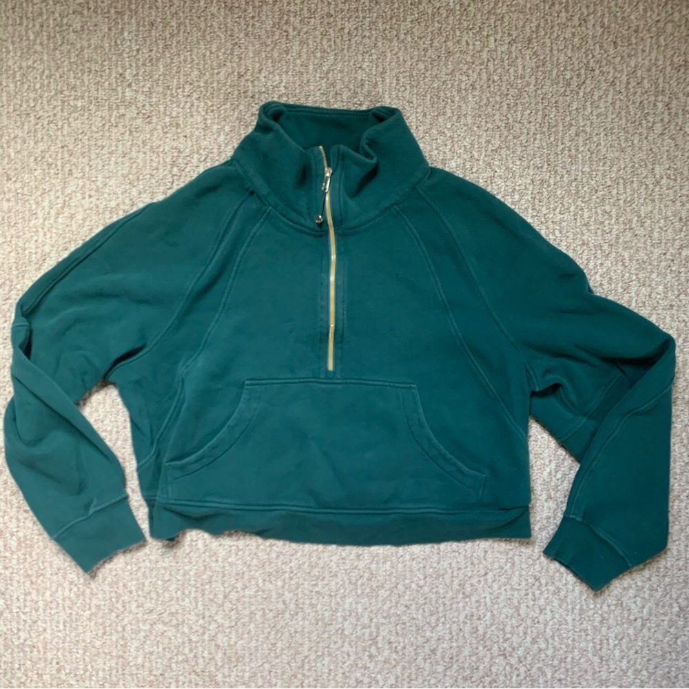 lululemon Scuba Oversized Funnel Neck Half Zip - Size XL/XXL - Oceanic